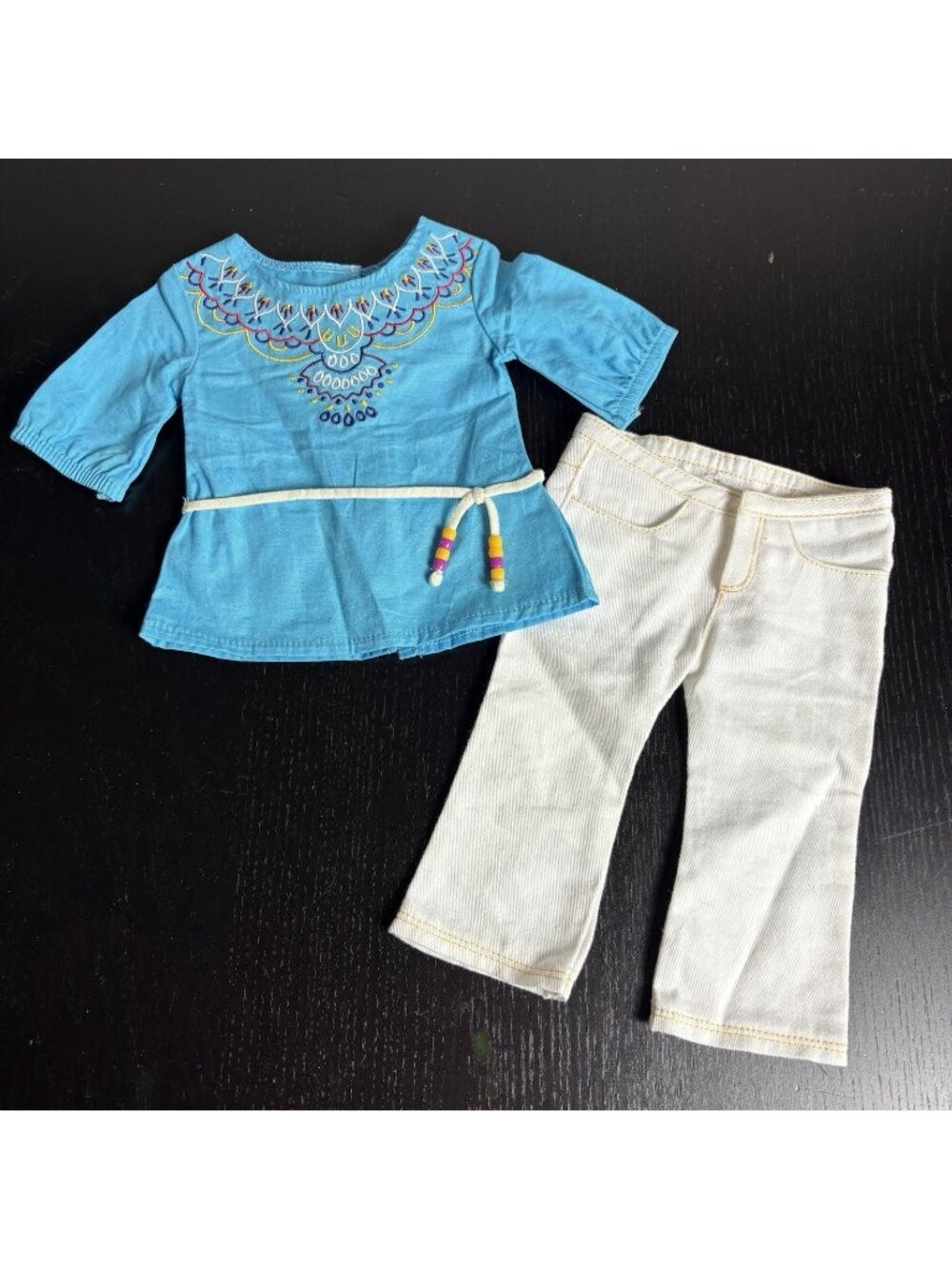 AMERICAN GIRL Saige's Tunic Outfit Top/Pants Doll Clothes